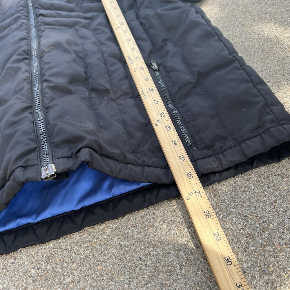 Vintage Eddie Bauer Premium Goose Down Puffer Jacket Coat Men's Black XL - Picture 7 of 8